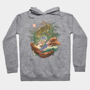 Mushroom Fantasy Art Design Shrooms Hoodie